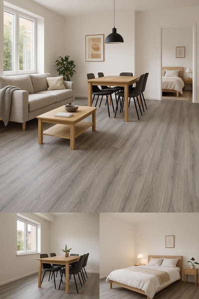 Pisos para apartamentos: opciones en vinilo y laminados