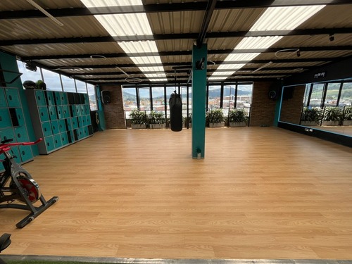 Pisos para gimnasios de vinilo y caucho
